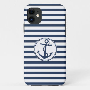 Funda Para iPhone 11 Ancla con las rayas