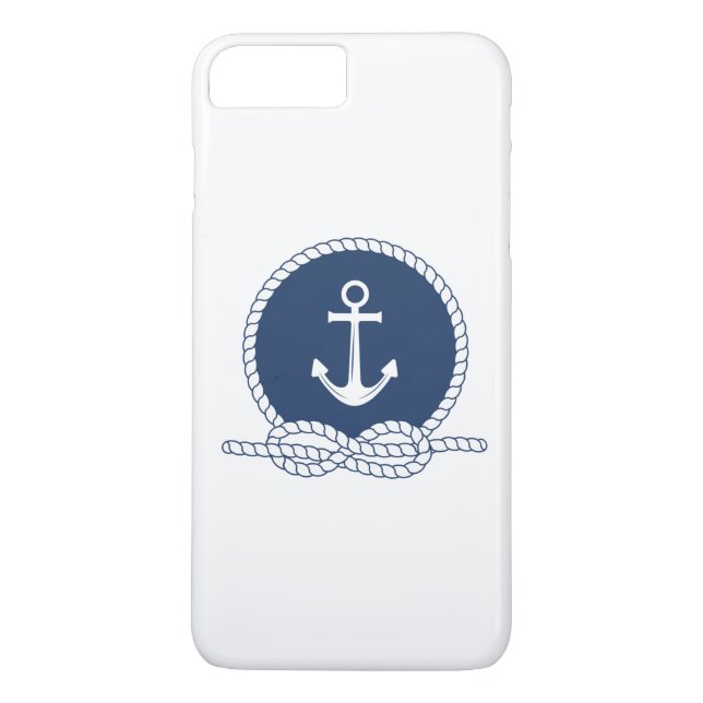 Funda De Case-Mate Para iPhone Ancla y cuerda elegantes (Reverso)