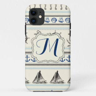 Anclaje náutico Monograma IPHONE 5 Funda