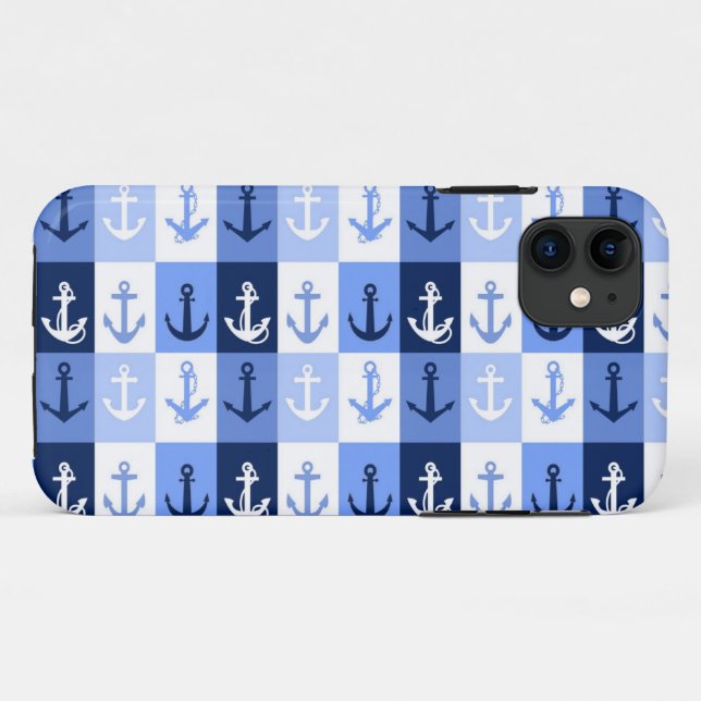 Funda De Case-Mate Para iPhone Anclas  (Reverso (horizontal))