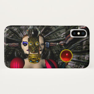 Funda Para iPhone X ANDROID XENIA SPACESHIP PILOT,Ciencia Ficción