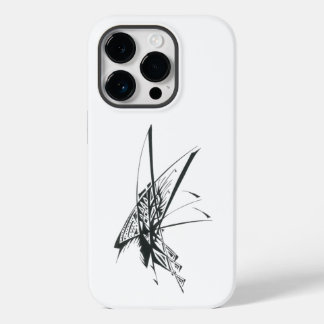 Funda Para iPhone 14 Pro De Case-Mate Andromeda Black White Abstract Tribal Tattoo Art