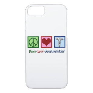 Funda Para iPhone 8/7 Anesthesiology del amor de la paz