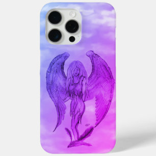 Funda Para iPhone 15 Pro Max Ángel al estilo tatuaje