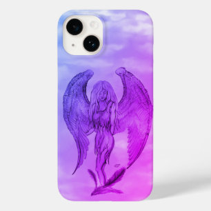 Funda Para iPhone 14 De Case-Mate Ángel al estilo tatuaje