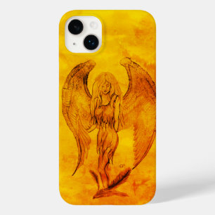 Funda Para iPhone 14 Plus De Case-Mate Ángel al estilo tatuaje