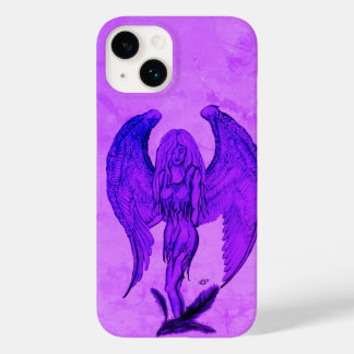 Funda Para iPhone 14 De Case-Mate Ángel al estilo tatuaje