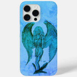 Funda Para iPhone 15 Pro Max Ángel al estilo tatuaje