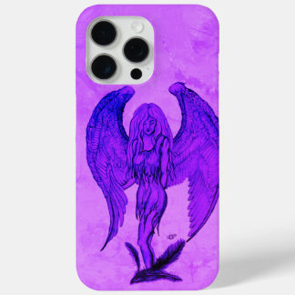 Funda Para iPhone 15 Pro Max Ángel al estilo tatuaje