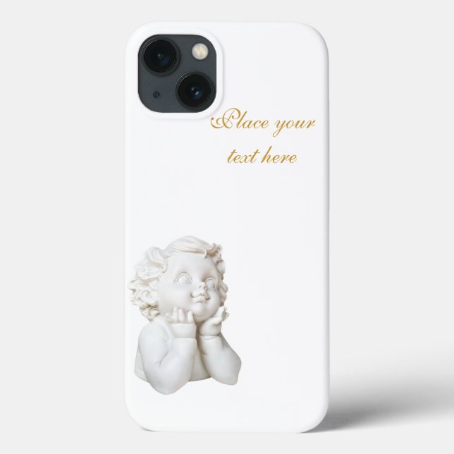 Funda De Case-Mate Para iPhone Ángel blanco (Reverso)