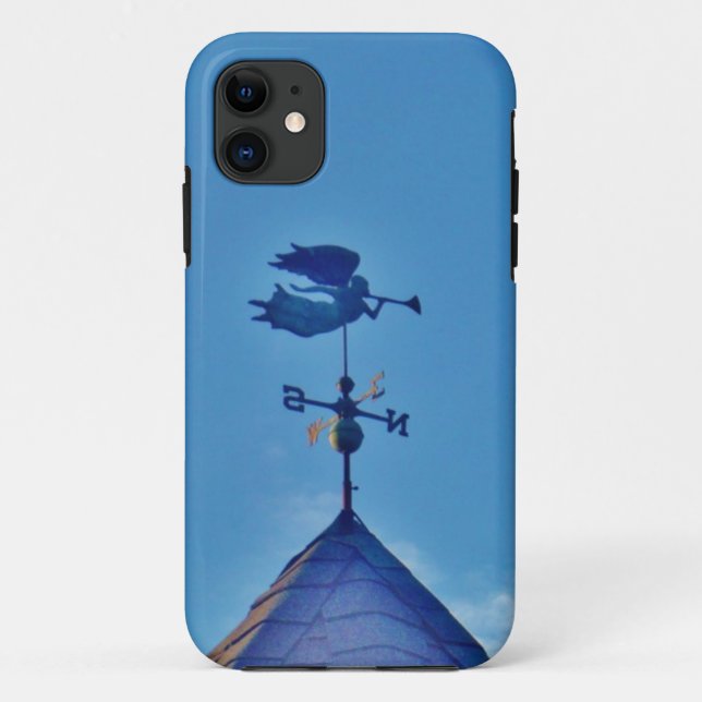 Funda De Case-Mate Para iPhone Angel BLOWING HORN WEATHER VANE (Reverso)