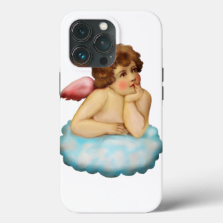 Funda Para iPhone 13 Pro Angel Cloud Cupid