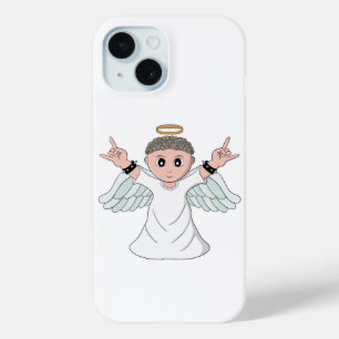 Funda Para iPhone 15 Angel de amor a la música fuerte