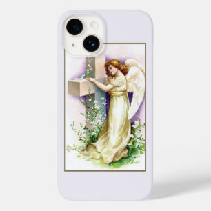 Funda Para iPhone 14 De Case-Mate Ángel de cosecha con cruz cristiana