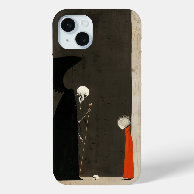 Funda De Case-Mate Para iPhone Ángel de la muerte (Reverso )
