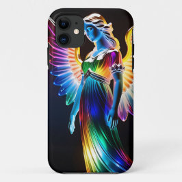 Funda Para iPhone 11 Ángel de vidrio multicolor
