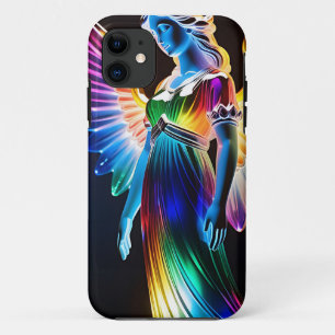 Funda Para iPhone 11 Ángel de vidrio multicolor
