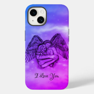 Funda Para iPhone 14 De Case-Mate Angel Eros en el amor, te amo