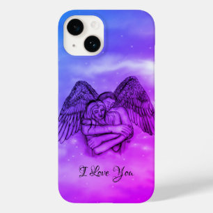 Funda Para iPhone 14 De Case-Mate Angel Eros en el amor, te amo
