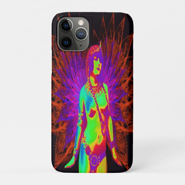 Funda De Case-Mate Para iPhone Ángel exótico (Reverso)