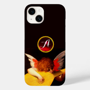 Funda Para iPhone 14 De Case-Mate ANGEL JUGANDO LUTE Música Haciendo Monograma Cheru