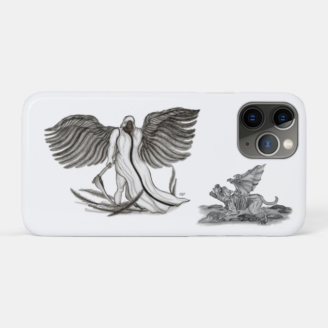 Funda De Case-Mate Para iPhone Angel Uriel (Reverso (horizontal))