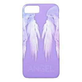 title_seo2 ANGEL WINGS Fairy Purple Custom Name