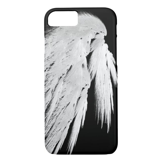 Funda De Case-Mate Para iPhone ANGEL WINGS Pies Gris Tocados Personalizado izquie (Reverso)