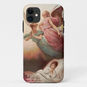 Funda Para iPhone 11 Ángeles guardianes con niño