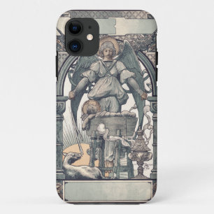 Funda Para iPhone 11 Ángeles guardianes con niño Jesús