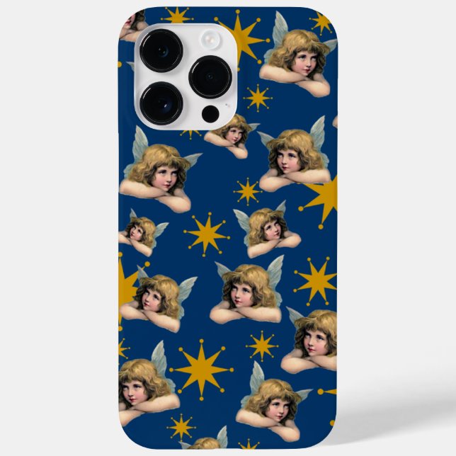 Funda De Case-Mate Para iPhone Angels y estrellas de época (Reverso)