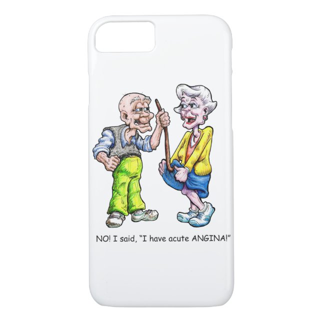 Funda De Case-Mate Para iPhone Angina aguda (Reverso)