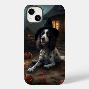 Funda Para iPhone 14 Plus De Case-Mate Anglo Springer Spaniel calabazas Halloween Scary