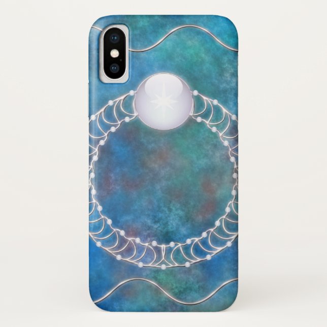 Funda De Case-Mate Para iPhone Anillo de Estuche para iPhone de agua (Reverso)