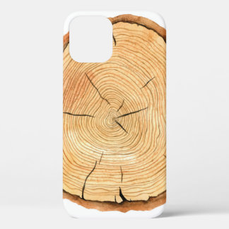 Funda Para iPhone 12 Anillos de la Naturaleza: Triunfo de la textura de
