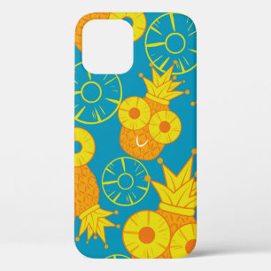 Funda Para iPhone 12 Anillos de piña y piña. Pañuelo de garbanzos sin s