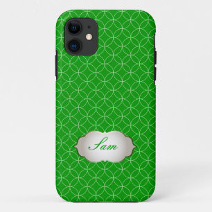 Funda Para iPhone 11 Anillos retro PixDezines/Fondo DIY