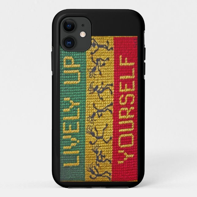 Funda De Case-Mate Para iPhone animado iphone de baile reggae5 (Reverso)