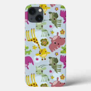 Funda Para iPhone 13 animal safari pattern