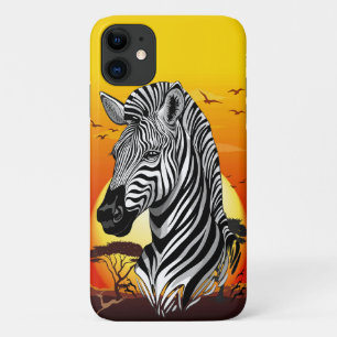 Funda Para iPhone 11 Animal silvestre de la sabana africana cebra