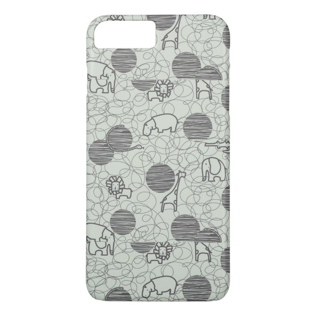 Funda De Case-Mate Para iPhone animales 1 del safari (Reverso)