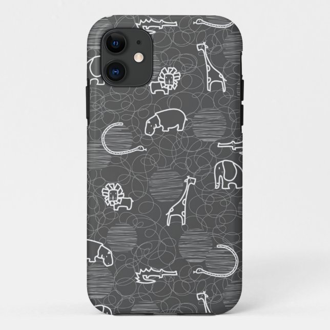 Funda De Case-Mate Para iPhone animales 5 del safari (Reverso)