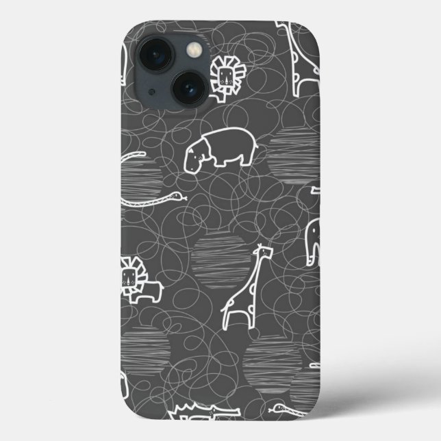 Funda De Case-Mate Para iPhone animales 5 del safari (Reverso)