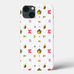 Funda Para iPhone 13 Animales, abejas, elefantes