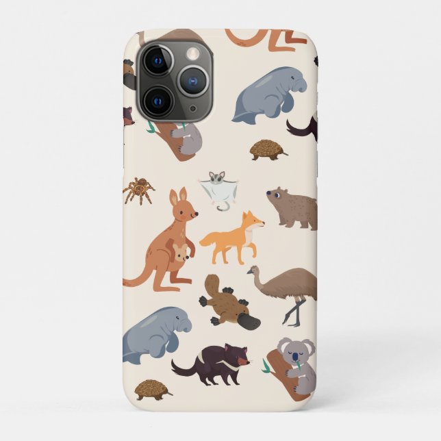 Funda De Case-Mate Para iPhone Animales de Australia Aussie Wildlife (Reverso)