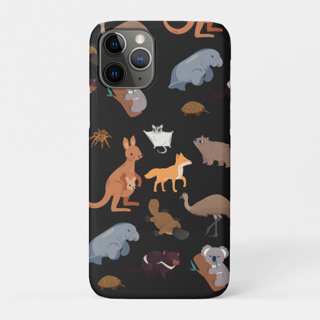 Funda De Case-Mate Para iPhone Animales de Australia Aussie Wildlife (Reverso)