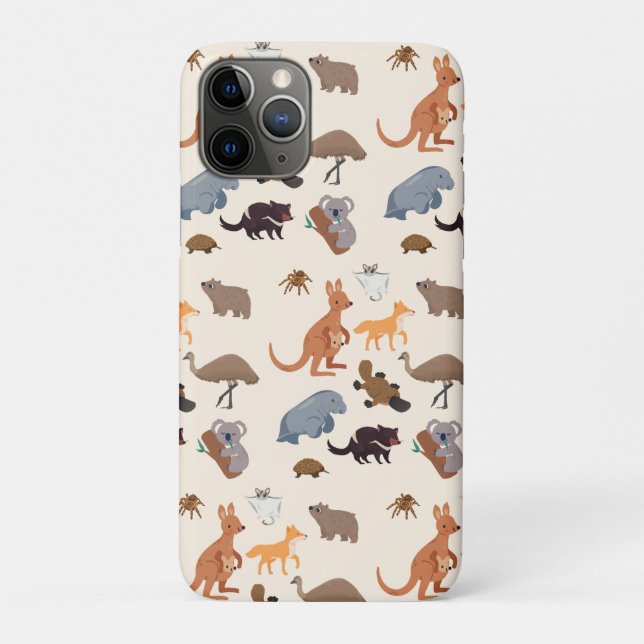 Funda De Case-Mate Para iPhone Animales de Australia Aussie Wildlife (Reverso)