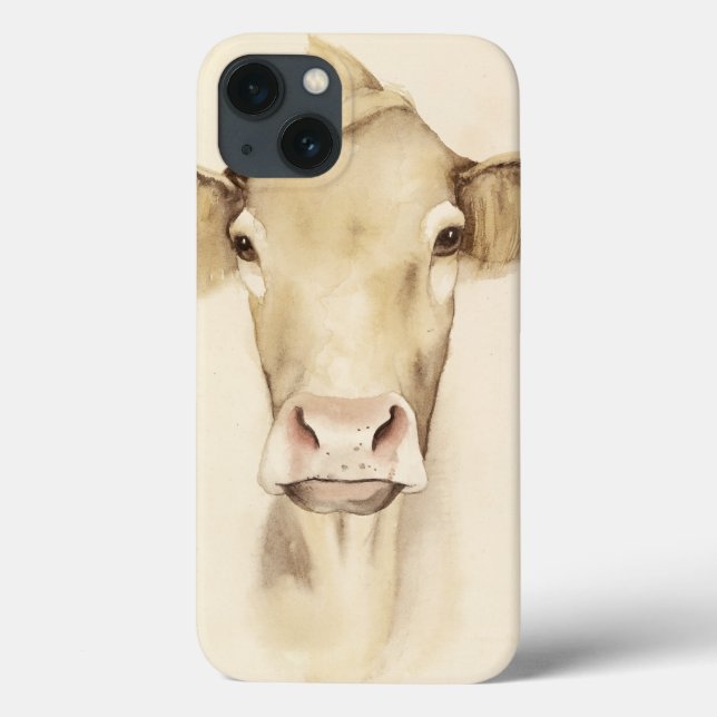 Funda De Case-Mate Para iPhone Animales de barras acuáticas | Vaca (Reverso)