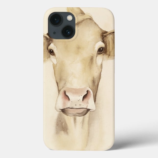 Funda De Case-Mate Para iPhone Animales de barras acuáticas | Vaca (Reverso)