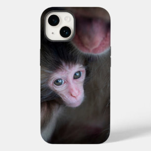Funda Para iPhone 14 De Case-Mate Animales de bebé más afectados   Bebé Macaque Mono